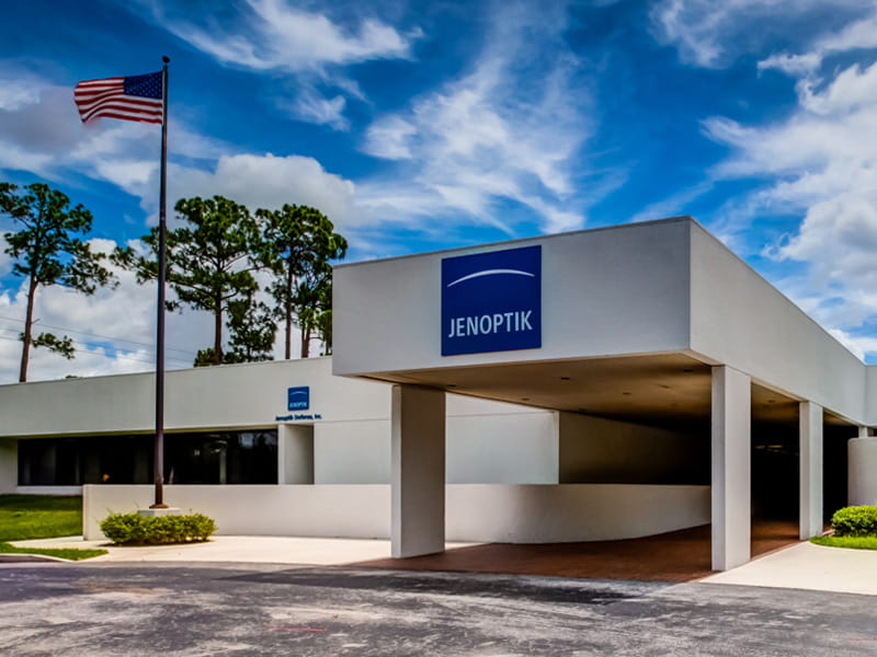 Jenoptik's facility in Jupiter, Florida, USA